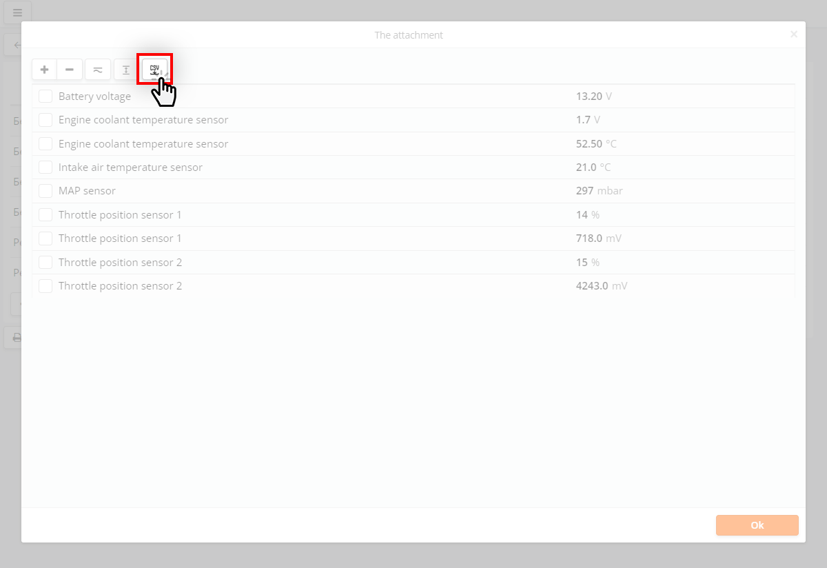 Export nach csv